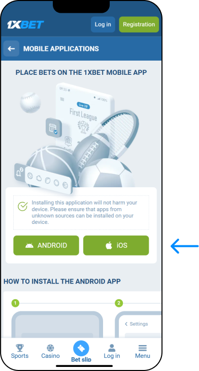 1xBet App for iOS - Statistics Somalia