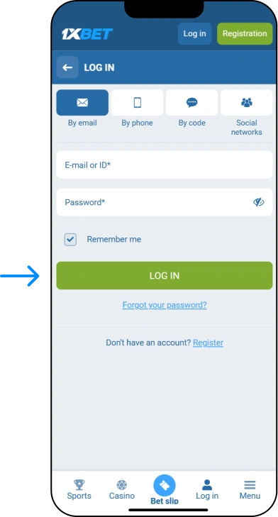 How to Log In to 1xBet Account - Statistics Somalia