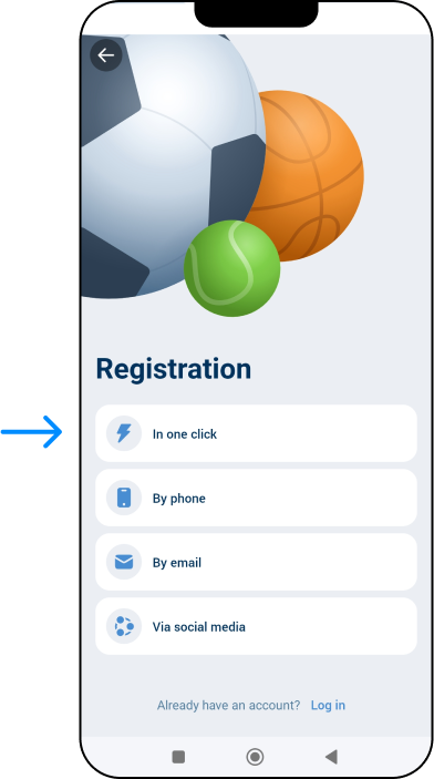 How to register account via 1xBet app - Statistics Somalia